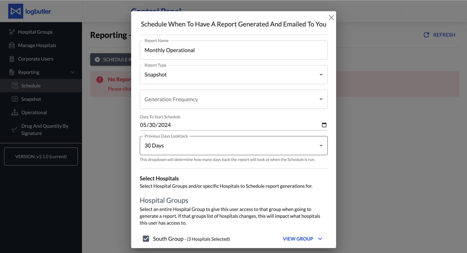 controlled substances reports